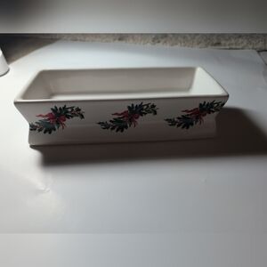 Vintage Pfaltzgraff Christmas Heritage Candle Holder Centerpiece